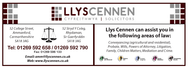 Llys Cennen Solicitors serving Ammanford - Conveyancing Services