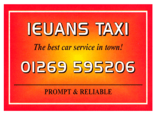 Ieuans Taxis serving Ammanford - Taxis & Private Hire