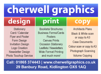 Cherwell Graphics serving Kidlington - Stationers