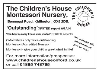 The Children’s House serving Kidlington - Under 5’s