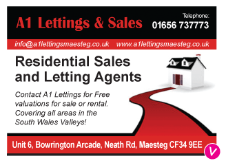 A1 Lettings & Sales serving Maesteg - Letting Agents