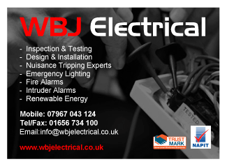 WBJ Electrical serving Maesteg - Electricians