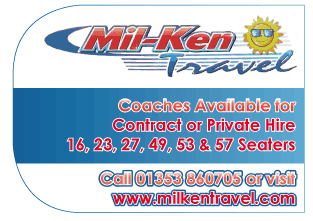 Mil-Ken Travel Ltd serving March - Coach Hire