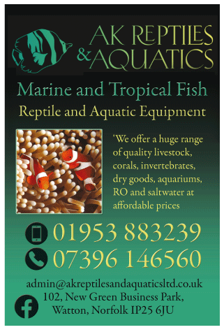 AK Reptiles & Aquatics Ltd serving Swaffham - Pet Shops & Services