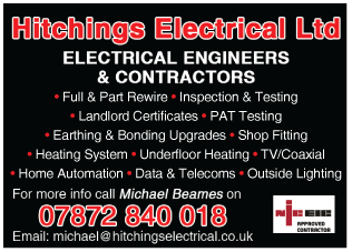 Hitchings Electrical Ltd serving Vale of Glamorgan - P A T Testing