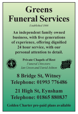 Greens Funeral Services serving Witney - Funeral Directors