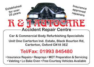 R & J Autocare serving Witney - Car Body Repairs